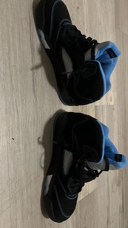 Black university blue 5s
