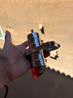 Chrome catch can Holder mini bike