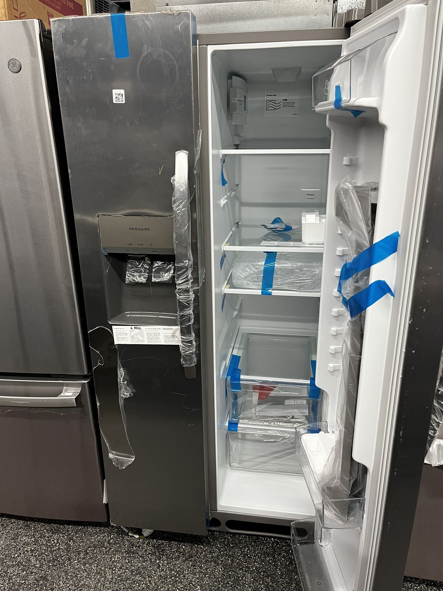 Frigidaire Side By Side 33” Wide Stainless Steel Refrigerator