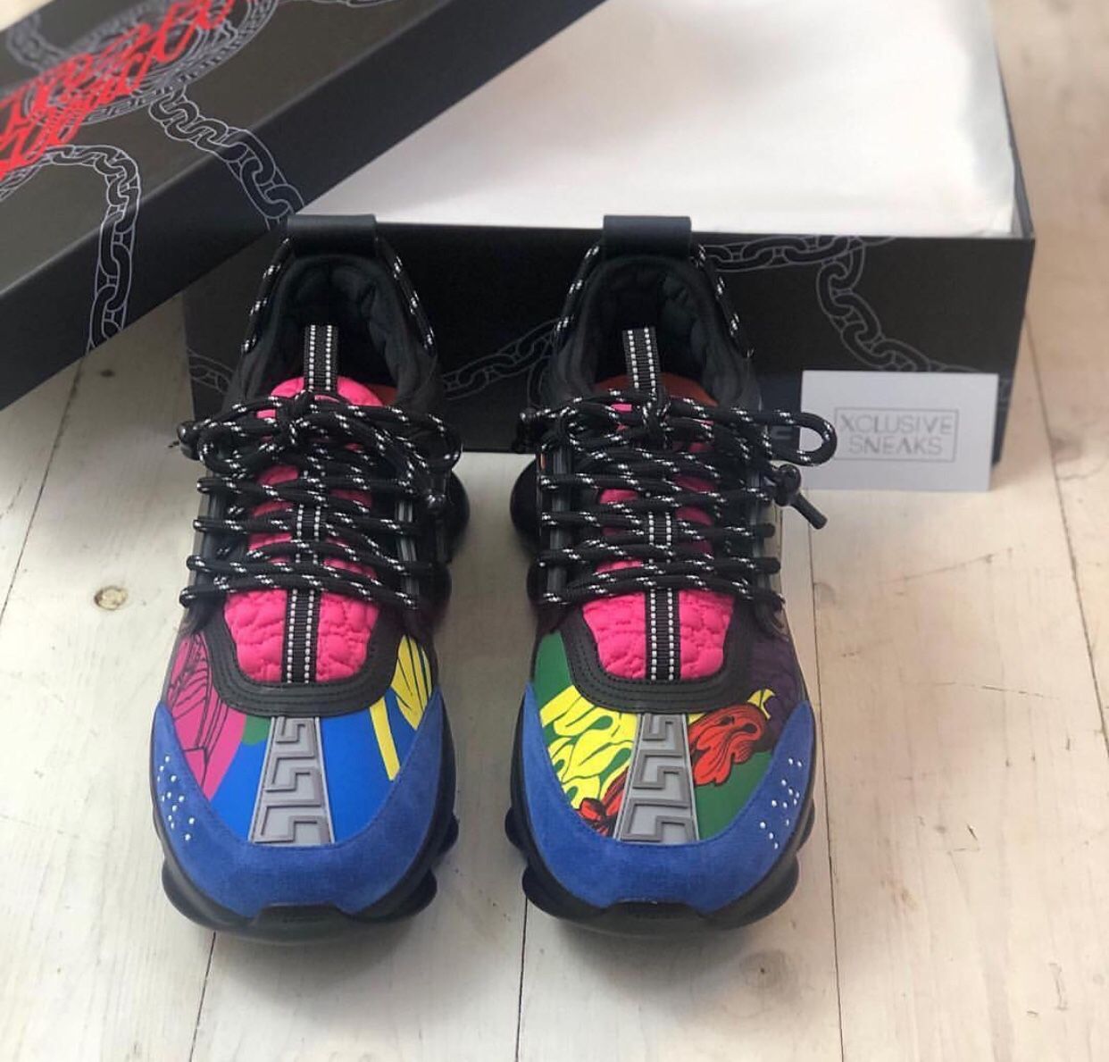 Versace Chain Reaction High Top Sneakers for Sale in Las Vegas, NV - OfferUp