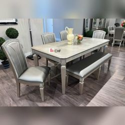 6 Pc Dining Table Set