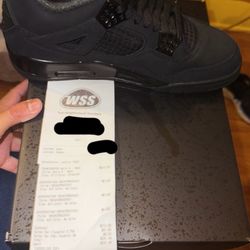 Jordan Retro 4 Black Cat Size 7