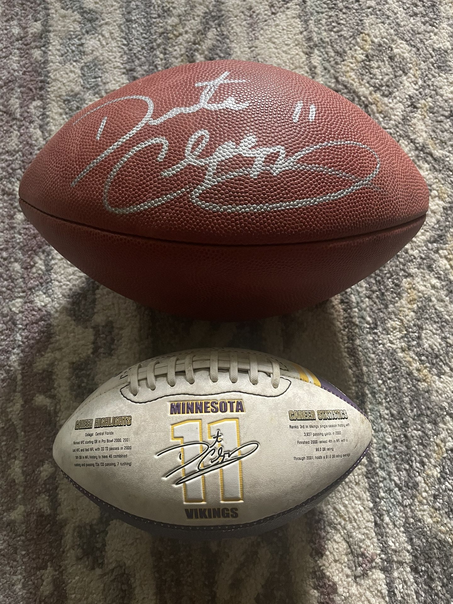 Full Size Daunte Culpepper Autographed Football