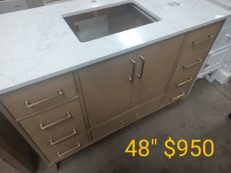 48" Bathroom Vanity In Wood 