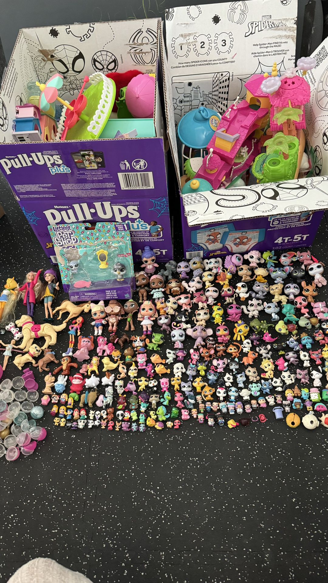 Little Girl Toy Lot - Hundreds Of Items