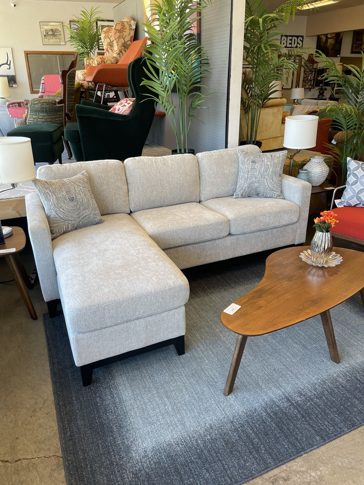 Brand New Sofa with Reversible Chaise 