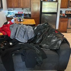 (9) Jackets - XL Ski, Leather N Bomber(s). $40/e