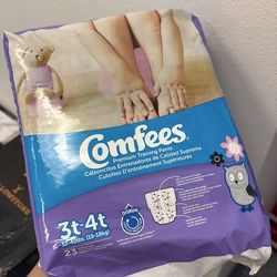 Pañales Comfees talla 3t y 4t
