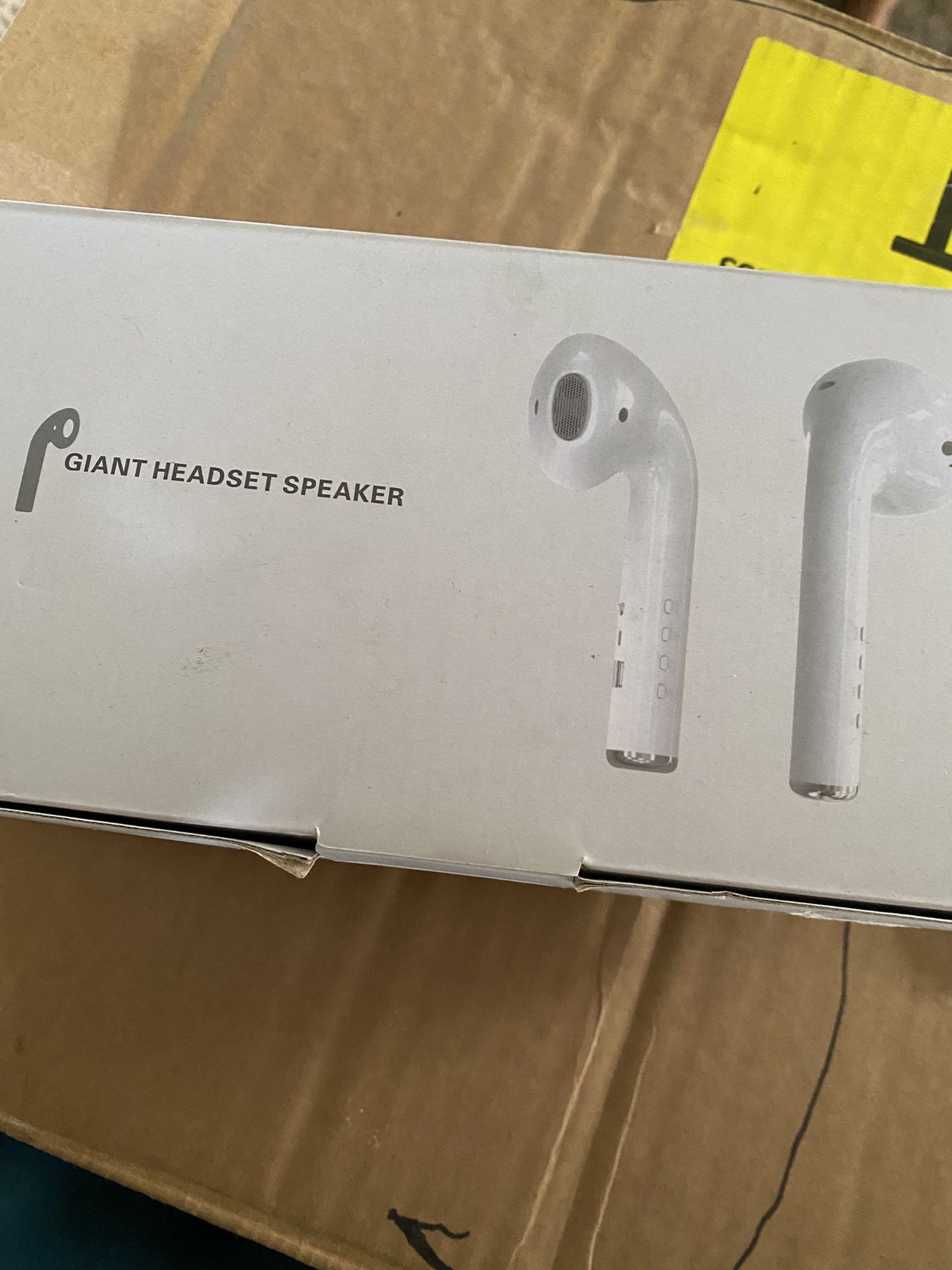 Giant Airpod Shaped Speaker