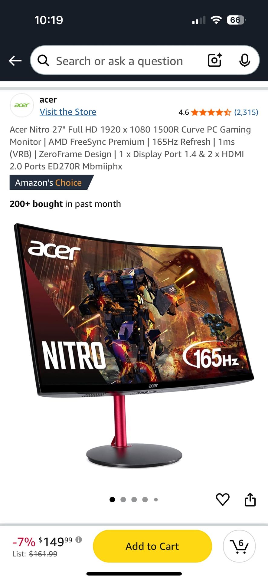 gaming monitor