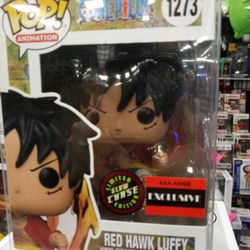 One Piece Red Hawk Luffy CHASE funko pop Almost Out 🔥