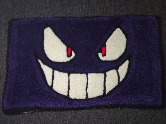 Custom Gengar Square Face rug!!
