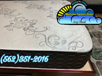 Full size deluxe mattress and Boxspring bed set Colchon y tambor