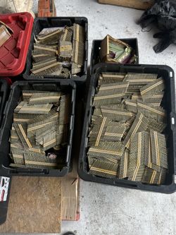 6 to 8 cases of 3 1/2 inch collated framing nails