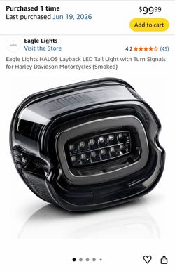 Eagle Lights Smoked HALOS LED Integrated Tail Light