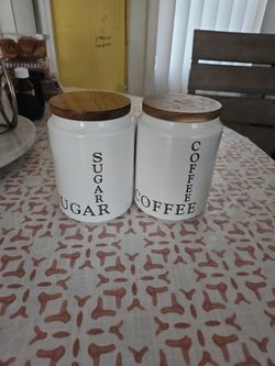 Coffe And Sugar Container 
