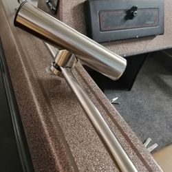 New stainless steel fishing pole holder for boat