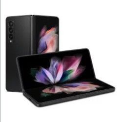 SAMSUNG Galaxy Z Fold 3  2-in-1 Android Smartphone Tablet, 256GB, 120Hz, Foldable Dual Screen, Under Display Camera, US Version, Phantom 