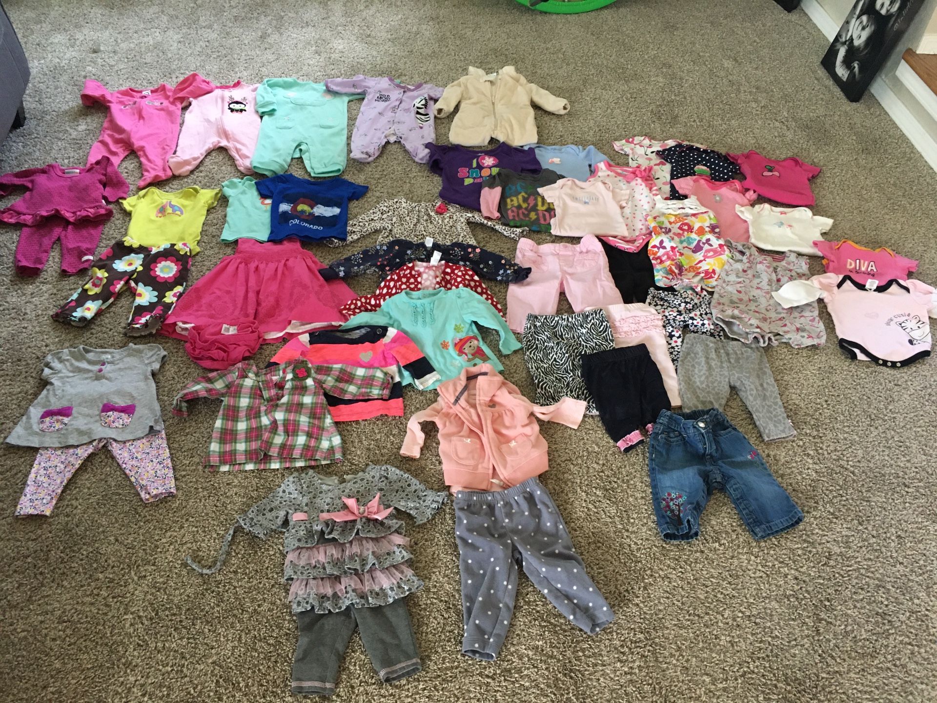 3-6 month girls lot