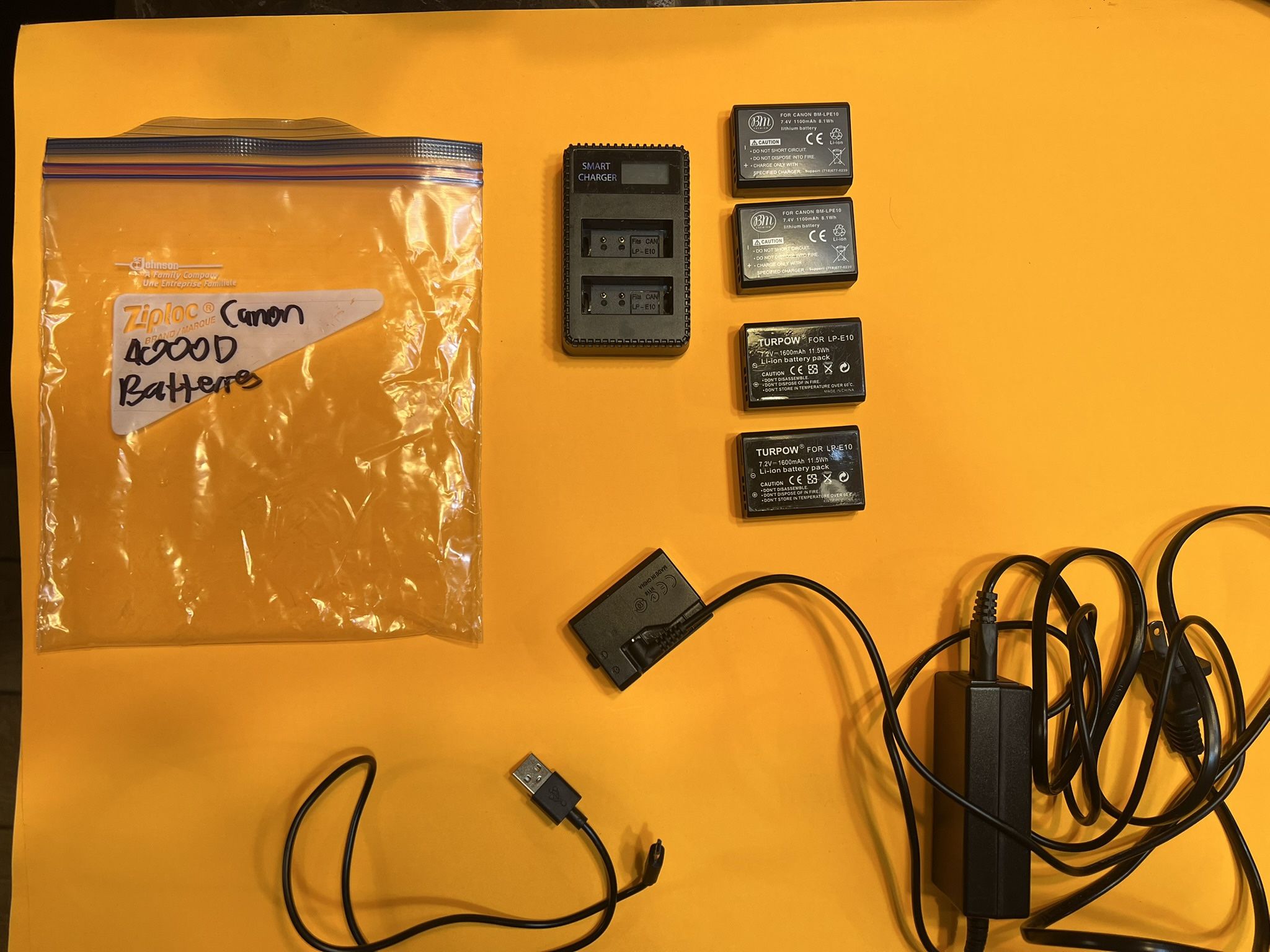 Canon Camera Battery And Charger