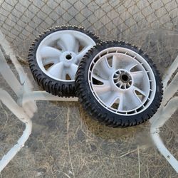Lawnmower Wheels- Cart Wheels- Table Wheels