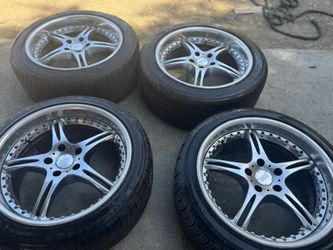 18x8.5 Ssr GT3 Wheels Jdm 3piece Rims 