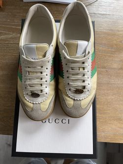 Vintage Gucci Sneakers Size 9. Authentic (see The Code In The Pics)