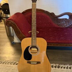 Johnson Acoustic Guitar + Stand – Great Condition! 