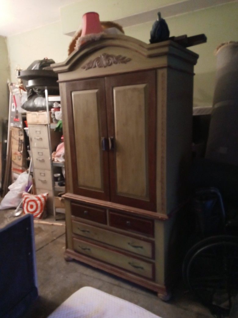 Wood Armoire