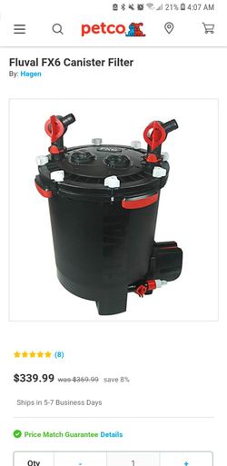Canister filter clearance petco