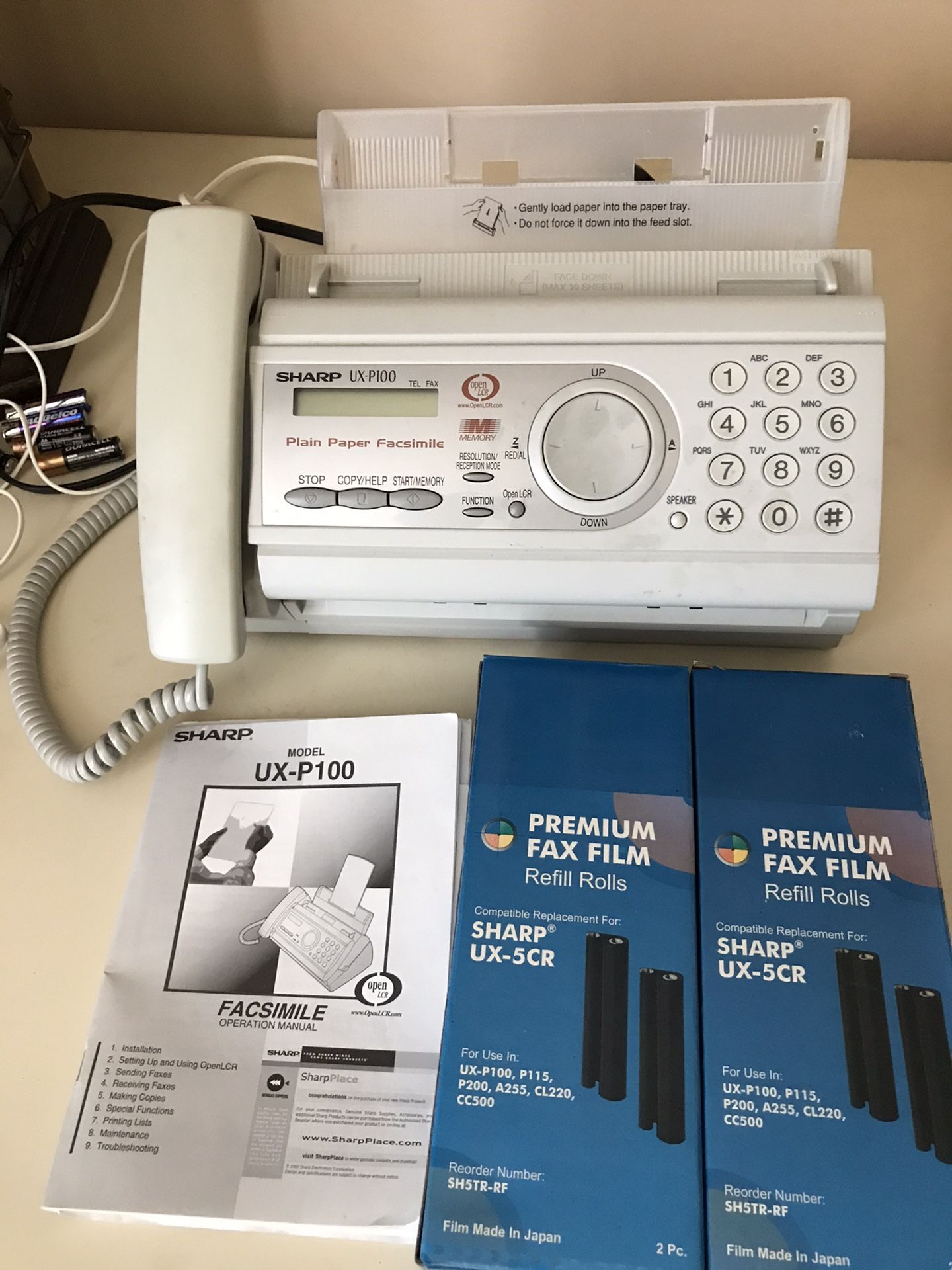 Sharp fax machine/printer