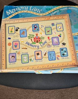 Memory Lane School Years Frame