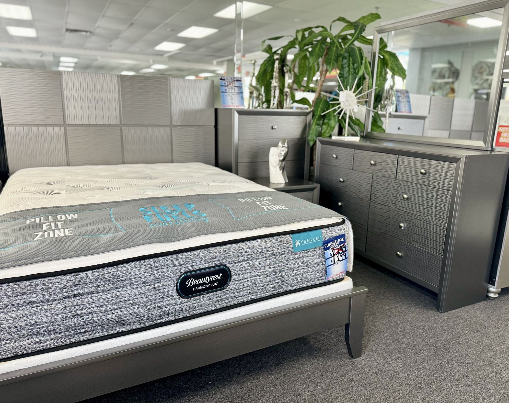 Beautiful Grey 5pc Bedroom Furniture Set On Amazing Deal Now $699 (Huge Saving),New Products : American Fashion Style Bags On Sale