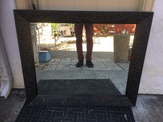 Black Mirror with leaf designs for sale.