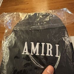 Amiri Beanie Black and White 