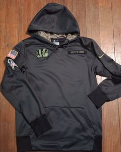 Adult Size Small Nike NFL Cincinnati Bengals Salute to Service Hoodie