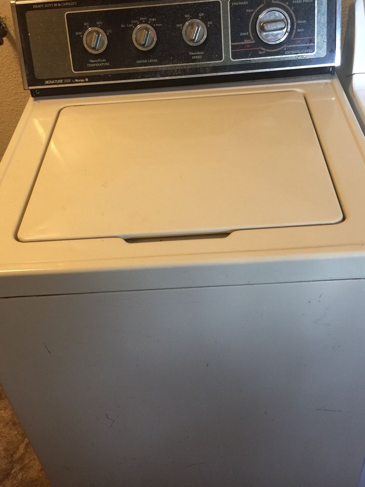 Heavy Duty Norge Washing Machine For Parts