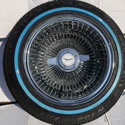 13x7 Wire Wheels With Tires