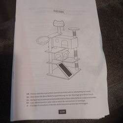 Brand new dark gray cat tree NIB