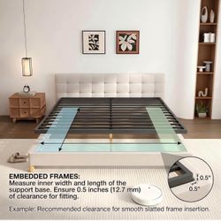 King Size Box Spring, Bunkie Board 2 Inches High 