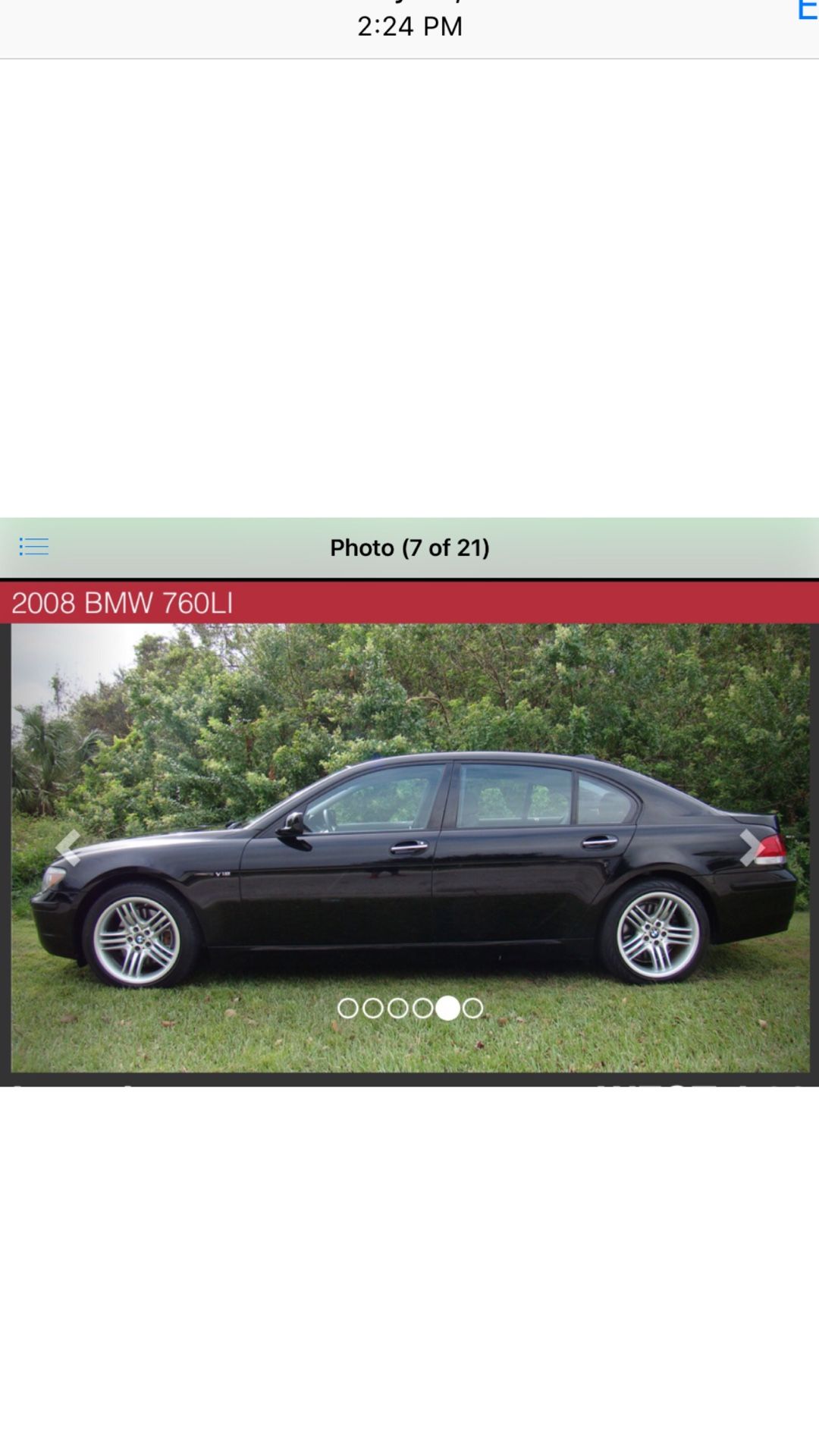2008 BMW 7 Series