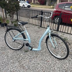 Bicicleta De Mujer De 3 Cambios Color Menta 80 Dólares 