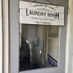 Hand Made Laundry Signs