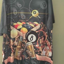Unisex Men's/Woman's Pool Hall Billiards Top ( XXL, Guys Like XL)