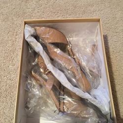 Beige Suede Michael Kors