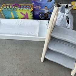 Kids Items Shoes, Changing Table And More