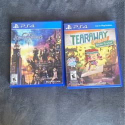 Kingdom Hearts 3, Tearaway, PS4 Games