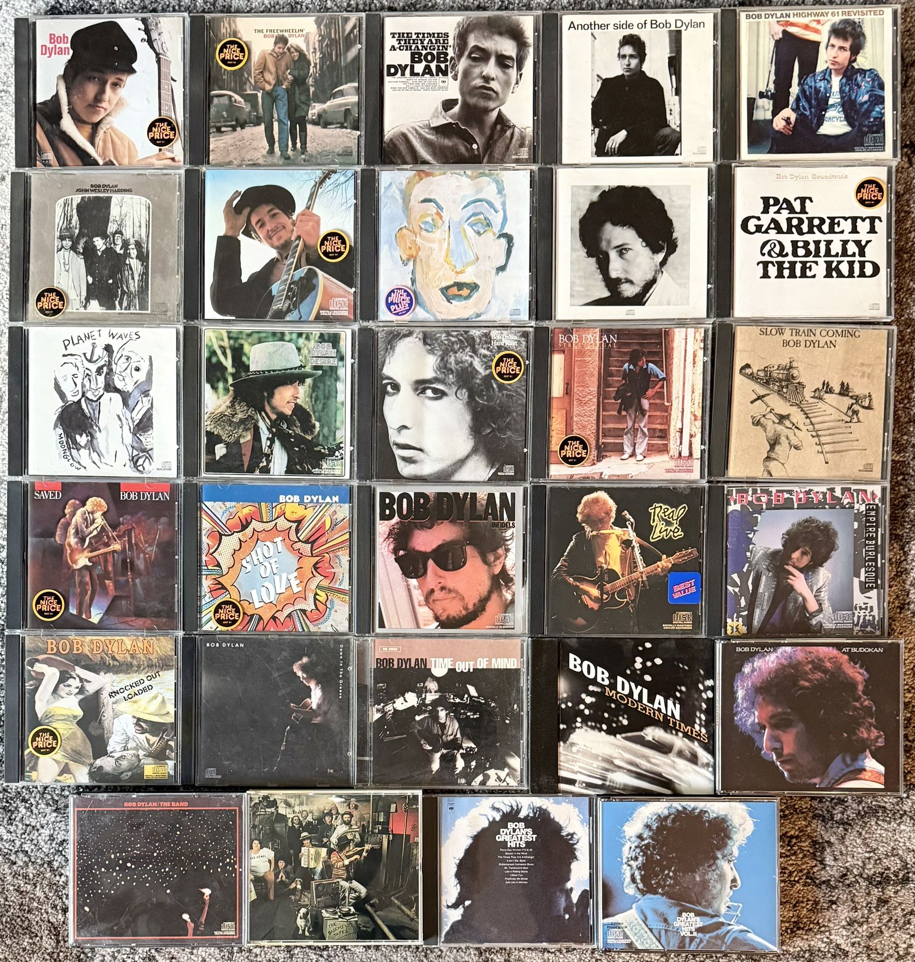 Fantastic Lot Of 29 Original Bob Dylan CDs