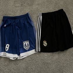 Lot 2 Men’s Size S Soccer Shorts