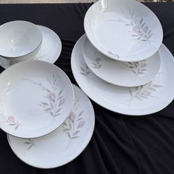 Vintage Mikasa China Service for 12 My Love pattern  // floral rose // grandma core cottage core